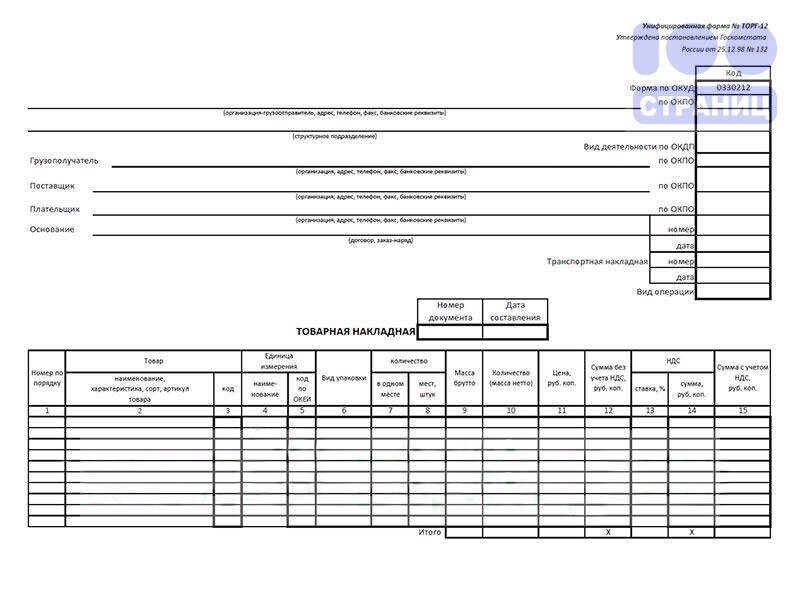 Форма торг. Накладная на товар. Товарная накладная. Товарная накладная торг 12. Накладная торг 14.